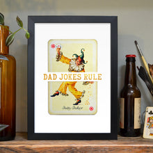 Load image into Gallery viewer, Joker in the pack personalised playing card print