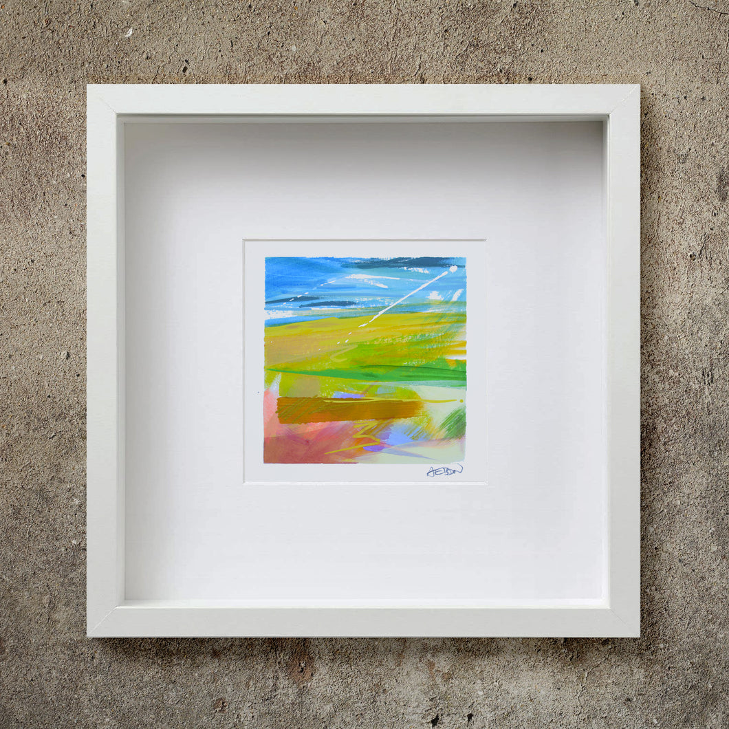 'A sense of place 2.2' - Abstract landscape painting