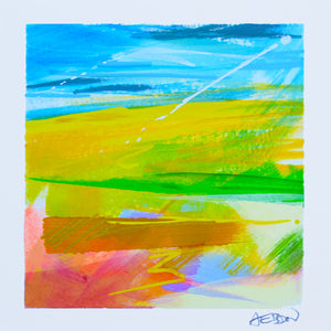 'A sense of place 2.2' - Abstract landscape painting