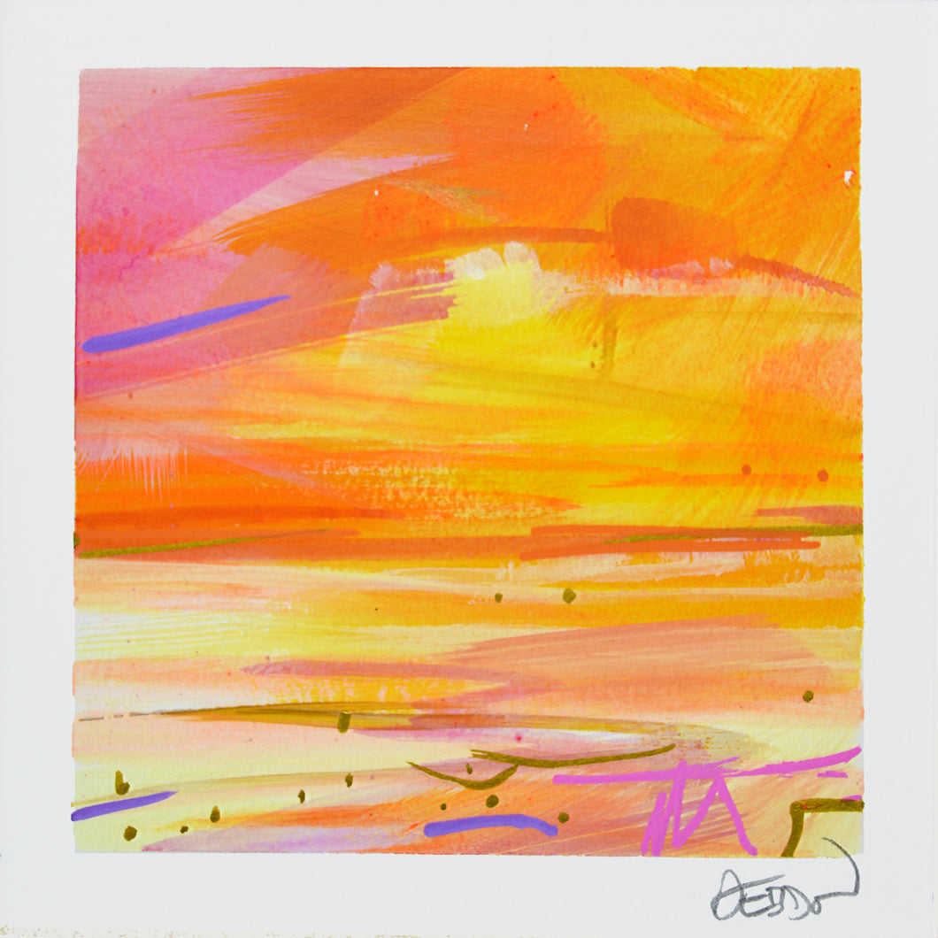 'On and on' - Abstract landscape painting