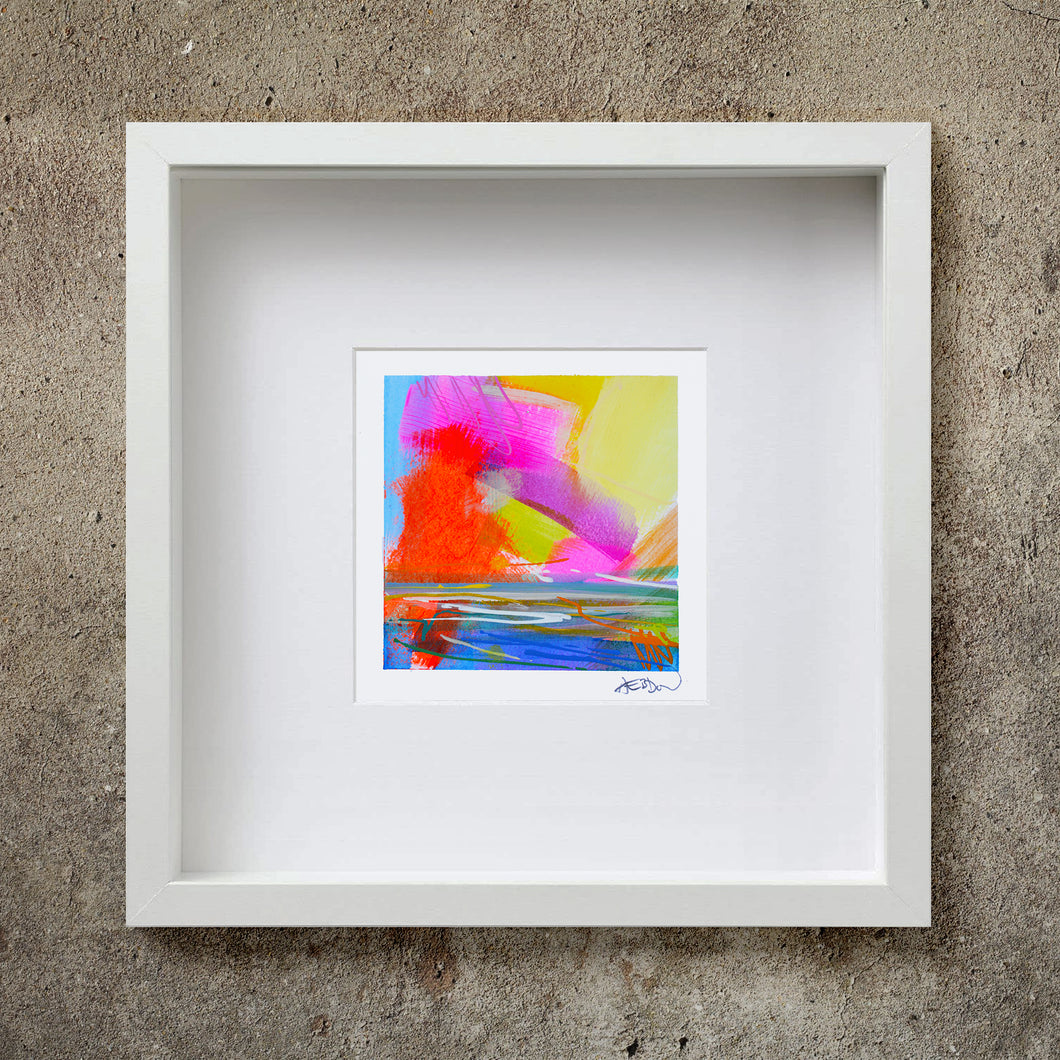 'A sense of place 2.4' - Abstract landscape painting