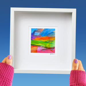 'A sense of place 1.4' - Abstract landscape painting