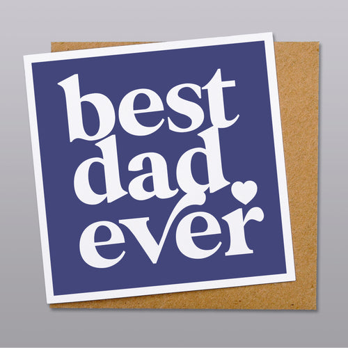 Best dad ever card