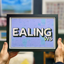 Load image into Gallery viewer, Borough of Ealing map print
