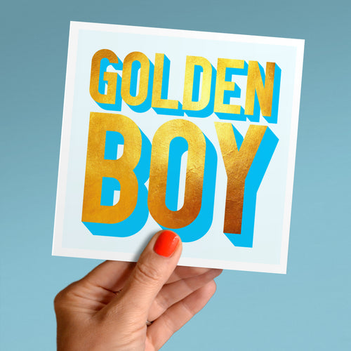 Golden boy card