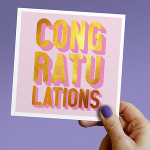 Congratulations card