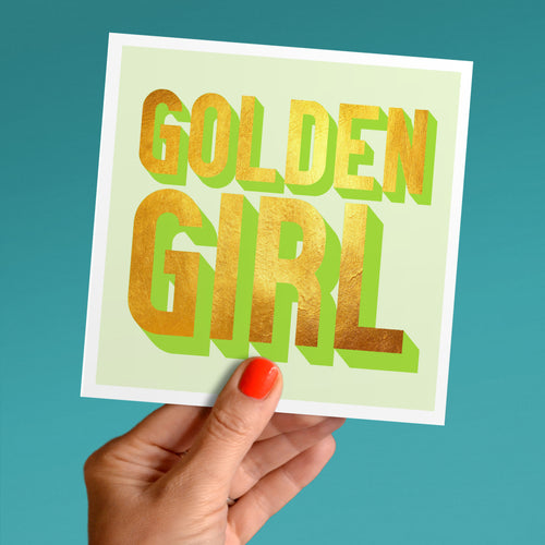 Golden girl card