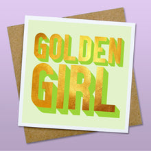 Load image into Gallery viewer, Golden girl card