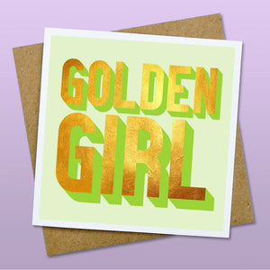 Golden girl card