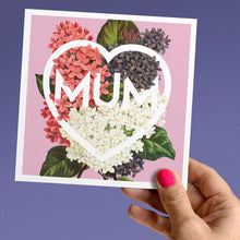 Load image into Gallery viewer, Mum floral card