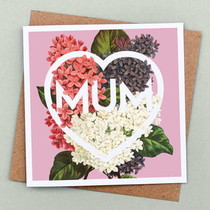 Mum floral card