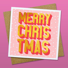 Load image into Gallery viewer, Golden Merry Christmas card