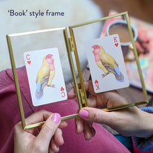 Load image into Gallery viewer, Lovebirds personalised playing cards gift set