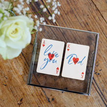 Load image into Gallery viewer, Love you Dad playing cards gift set