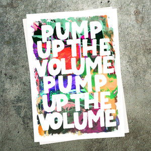 Pump up the volume