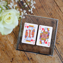 Load image into Gallery viewer, Personalised Hearts playing cards gift set