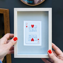 Load image into Gallery viewer, Two hearts together playing card print