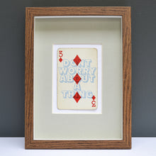 Load image into Gallery viewer, Three little birds playing card print