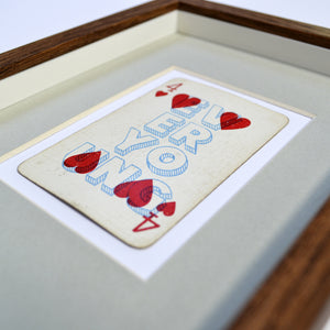 Forever young playing card print