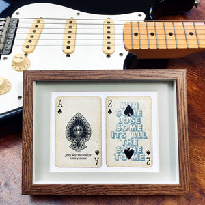 Ace of spades playing card print