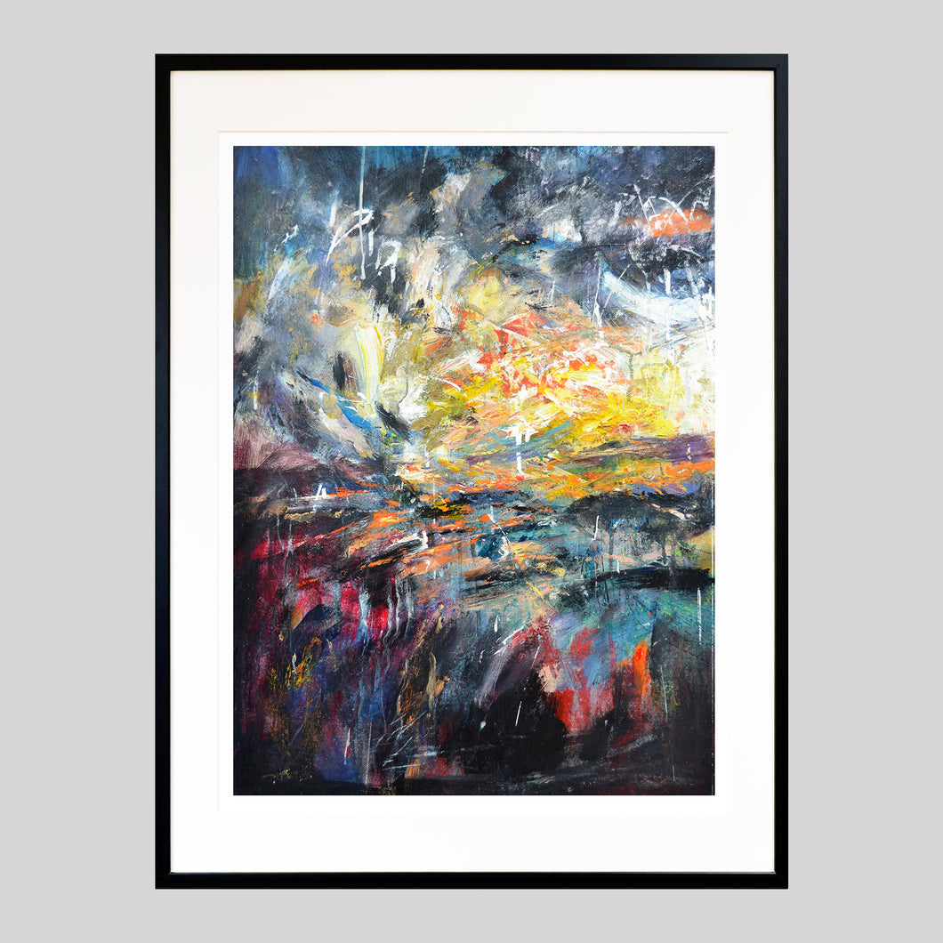 'An explosion of light' limited edition giclee print