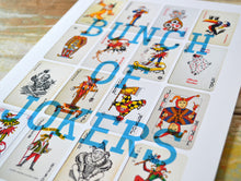 Load image into Gallery viewer, Jokers personalised playing cards print
