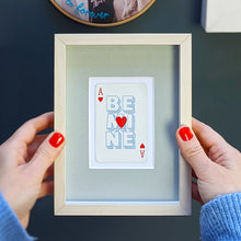 Load image into Gallery viewer, Be mine playing card print