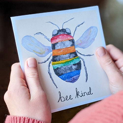 Bee kind card