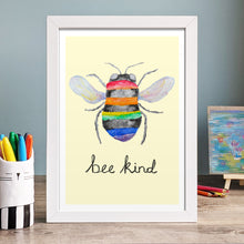 Load image into Gallery viewer, Bee kind print