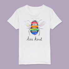 Load image into Gallery viewer, Bee kind kids t-shirt
