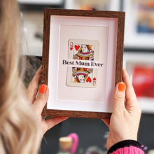 Load image into Gallery viewer, Mum is Queen playing card print