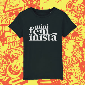 Mini feminista t-shirt - black