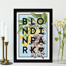Load image into Gallery viewer, Local blooms personalised neighbourhood print