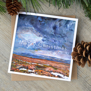 British winter scenes Christmas card pack