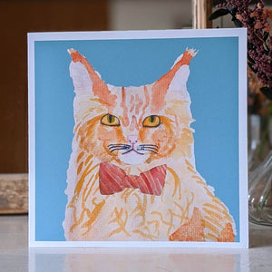 Classy Cat card