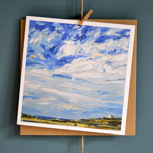 'Daymer Bay' landscape painting card