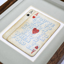 Load image into Gallery viewer, The gambler playing card print