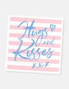 Hugs & kisses card