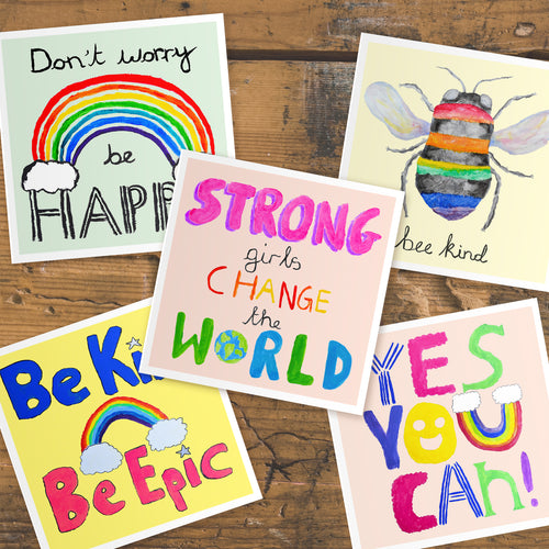 Happy Thoughts card pack