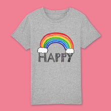Load image into Gallery viewer, Happy rainbow kids t-shirt