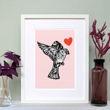 Load image into Gallery viewer, Hedge Sparrow feathered friends print
