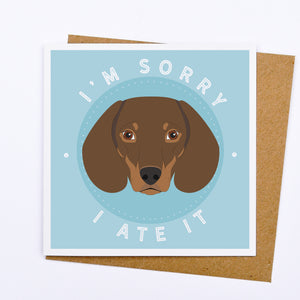 Personalised love from the dog card