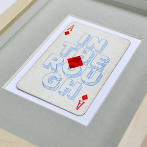 Diamond in the rough playing card print