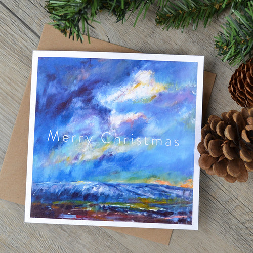 Winter skies Christmas card