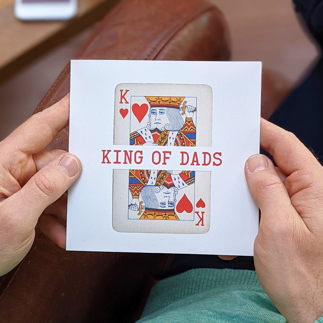 King of the pack fathers day card