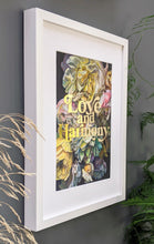 Load image into Gallery viewer, Love and Harmony gold foiled art print