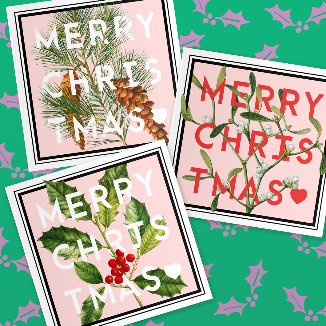 Merry Christmas card pack