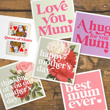 Load image into Gallery viewer, Love you Mum playing cards letterbox gift set