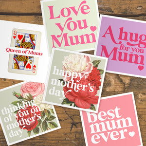 Love you Mum playing cards gift set