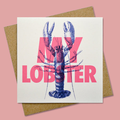 My lobster Valentine's Day card